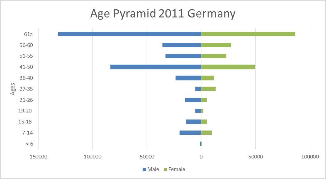 age pyramid 2011